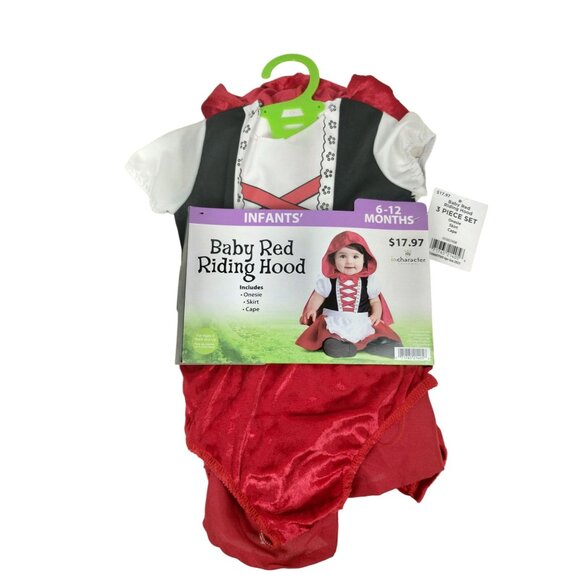 InCharacter Infant 6 to12 Months Baby Red Riding Hood Costume Halloween Outfit - Picture 4 of 7